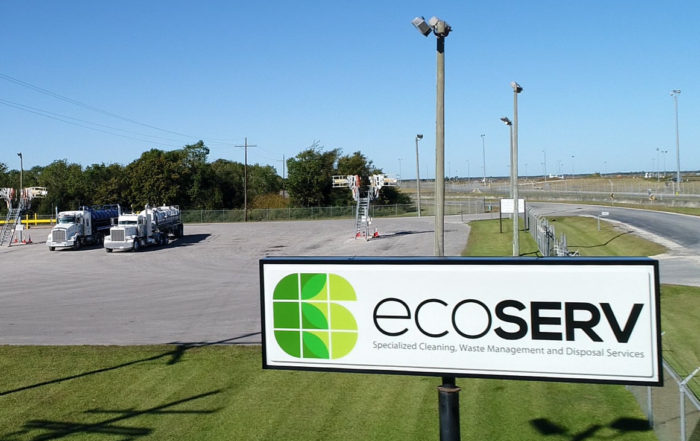 Ecoserv Facility with Sign