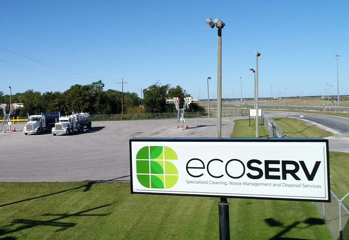 Ecoserv Facility with Sign