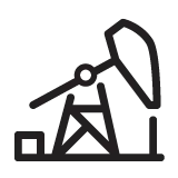Land Oil Rig Icon